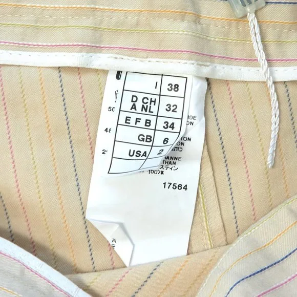 MISSONI Colorful Stripes Skirt, Size 2, Made in Italy - Picture 6 of 9